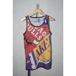 Polera manga corta CHICAGO BULLS LAKERS WARRIORS